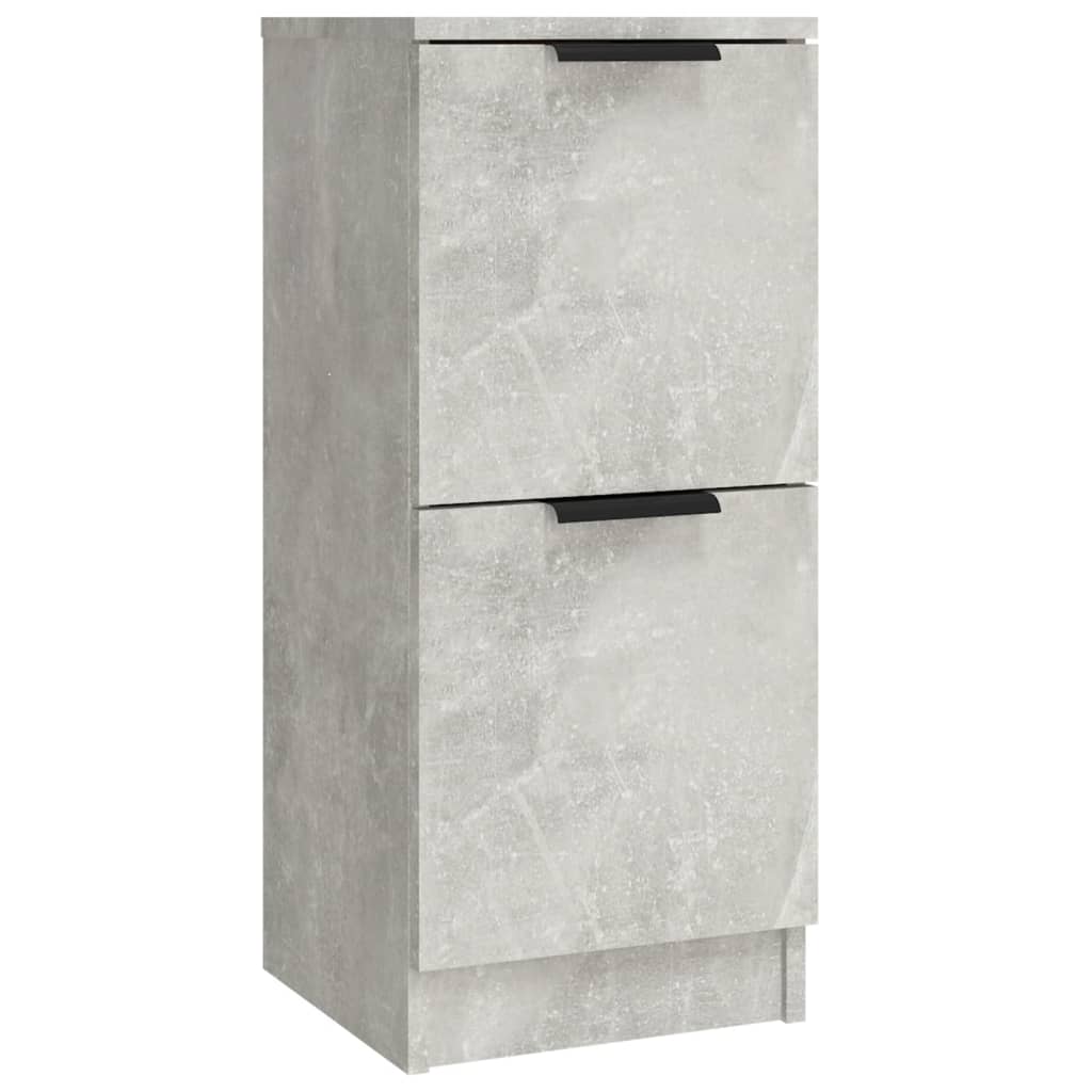 Buffets 3 pcs gris béton bois d'ingénierie Buffets & bahuts vidaXL   