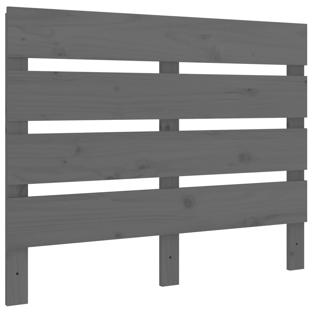 Cadre de lit Gris 100x200 cm Bois de pin massif Lits & cadres de lit vidaXL   