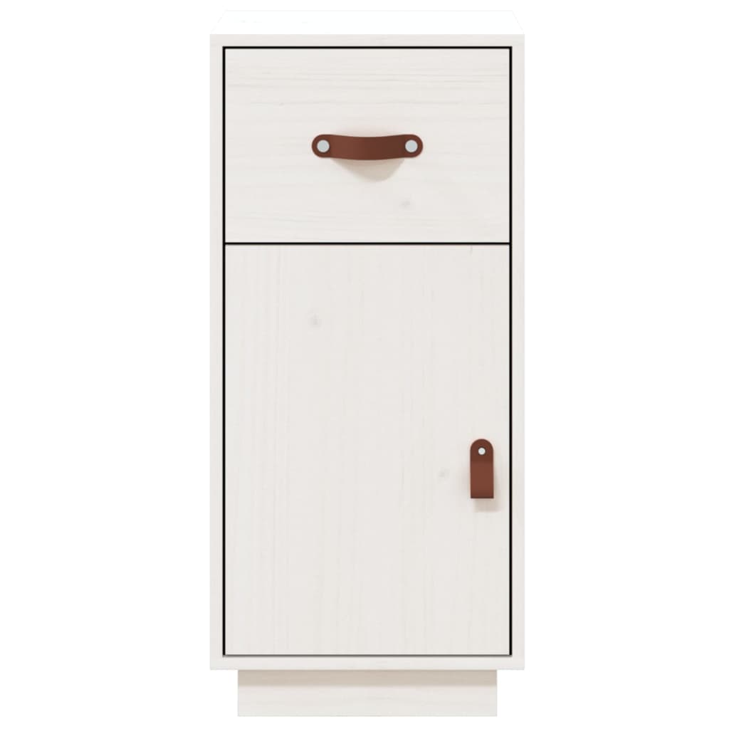 Buffet Blanc 34x40x75 cm Bois massif de pin Buffets & bahuts vidaXL   