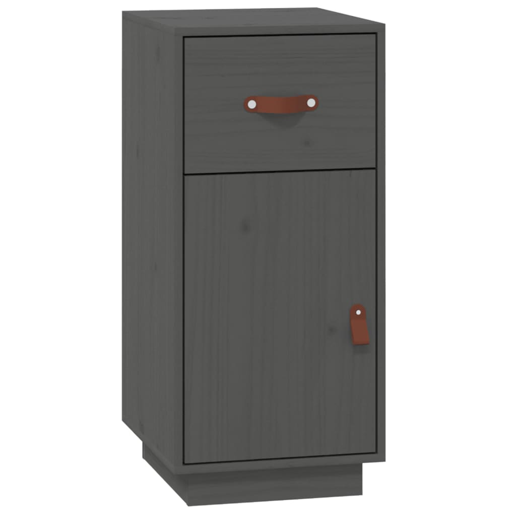 Buffet Gris 34x40x75 cm Bois massif de pin Buffets & bahuts vidaXL   