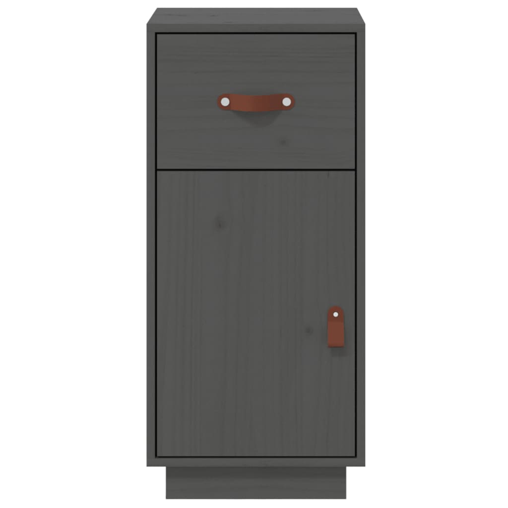 Buffet Gris 34x40x75 cm Bois massif de pin Buffets & bahuts vidaXL   