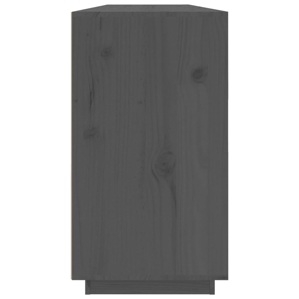 Buffet Gris 100x40x75 cm Bois massif de pin Buffets & bahuts vidaXL   