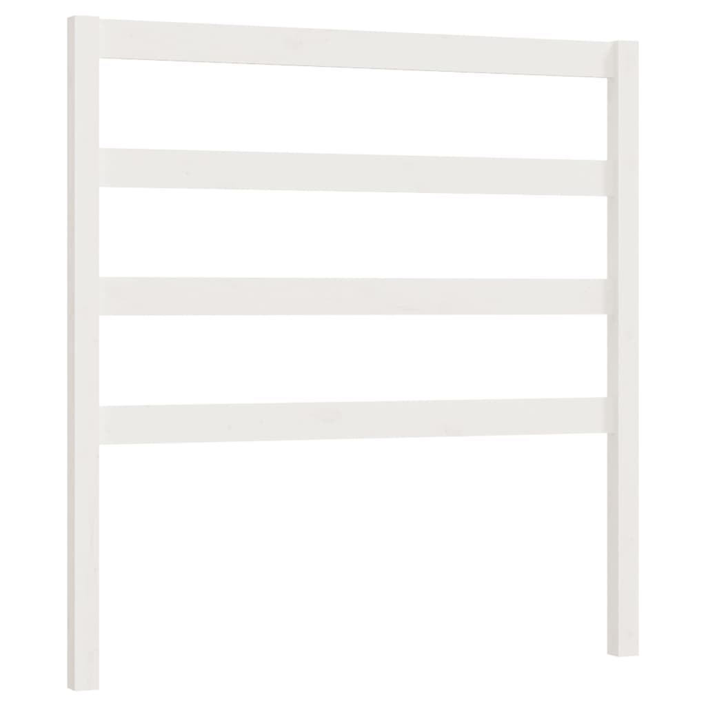 Lit coulissant Blanc 2x(90x190) cm Bois de pin massif Lits & cadres de lit vidaXL   