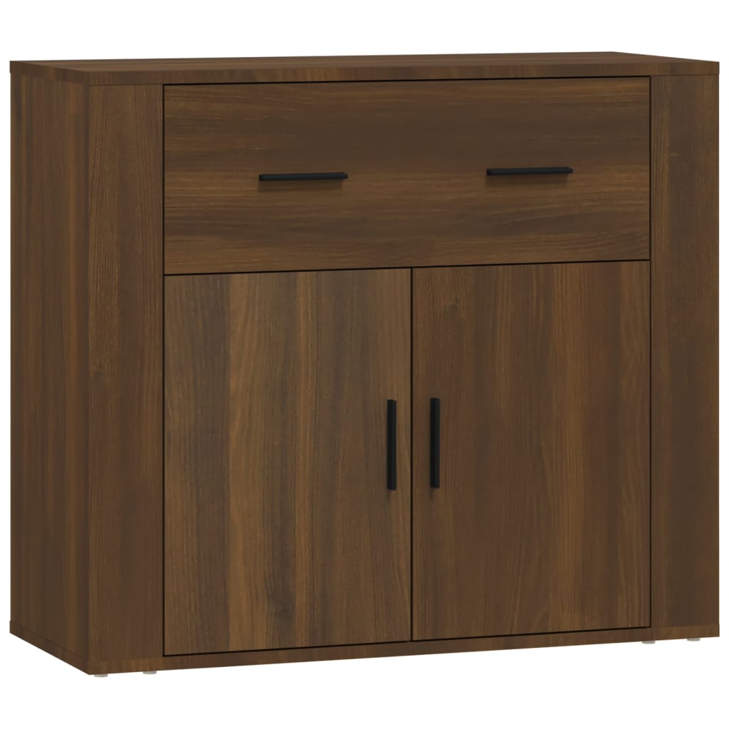 Buffet Chêne marron 80x33x70 cm Bois d'ingénierie Buffets & bahuts vidaXL   