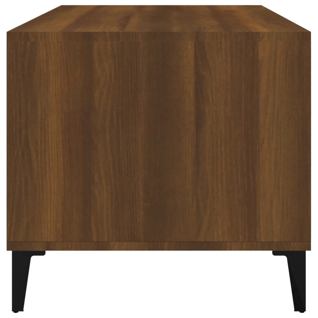 Table basse Chêne marron 90x49x45 cm Bois d'ingénierie Tables basses vidaXL   