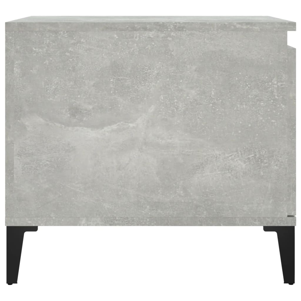 Table basse Gris béton 100x50x45 cm Bois d'ingénierie Tables basses vidaXL   