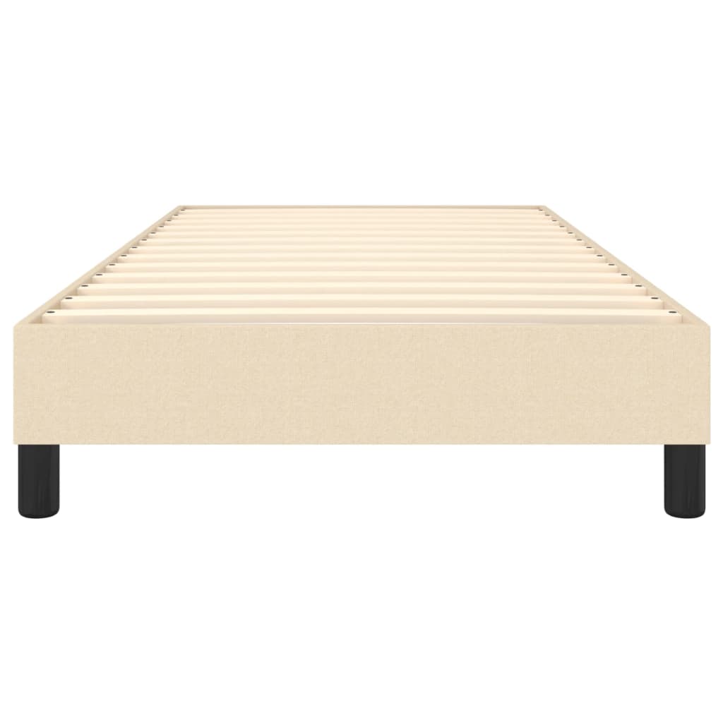 Sommier à lattes de lit Crème 100x200 cm Tissu Lits & cadres de lit vidaXL   