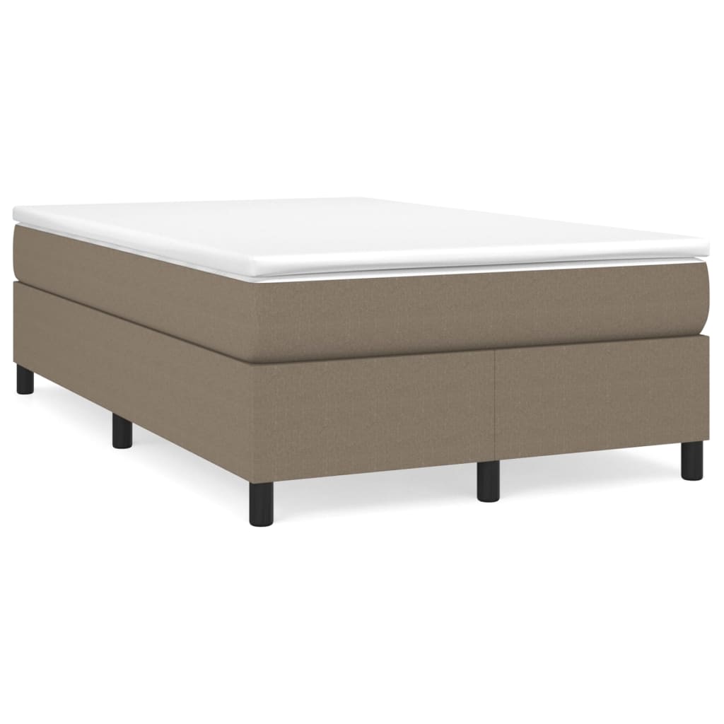 Sommier à lattes de lit Taupe 120x200 cm Tissu Lits & cadres de lit vidaXL   