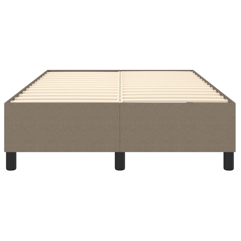 Sommier à lattes de lit Taupe 120x200 cm Tissu Lits & cadres de lit vidaXL   