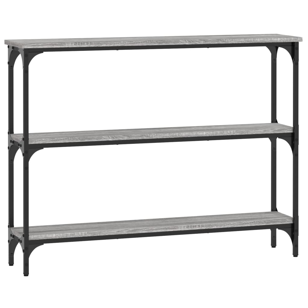 Table console sonoma gris 100x22,5x75 cm bois d'ingénierie Tables d'appoint vidaXL   