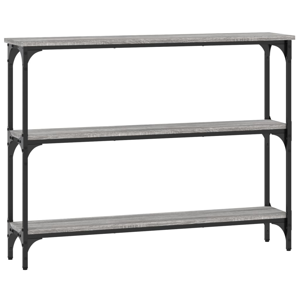 Table console sonoma gris 100x22,5x75 cm bois d'ingénierie Tables d'appoint vidaXL   