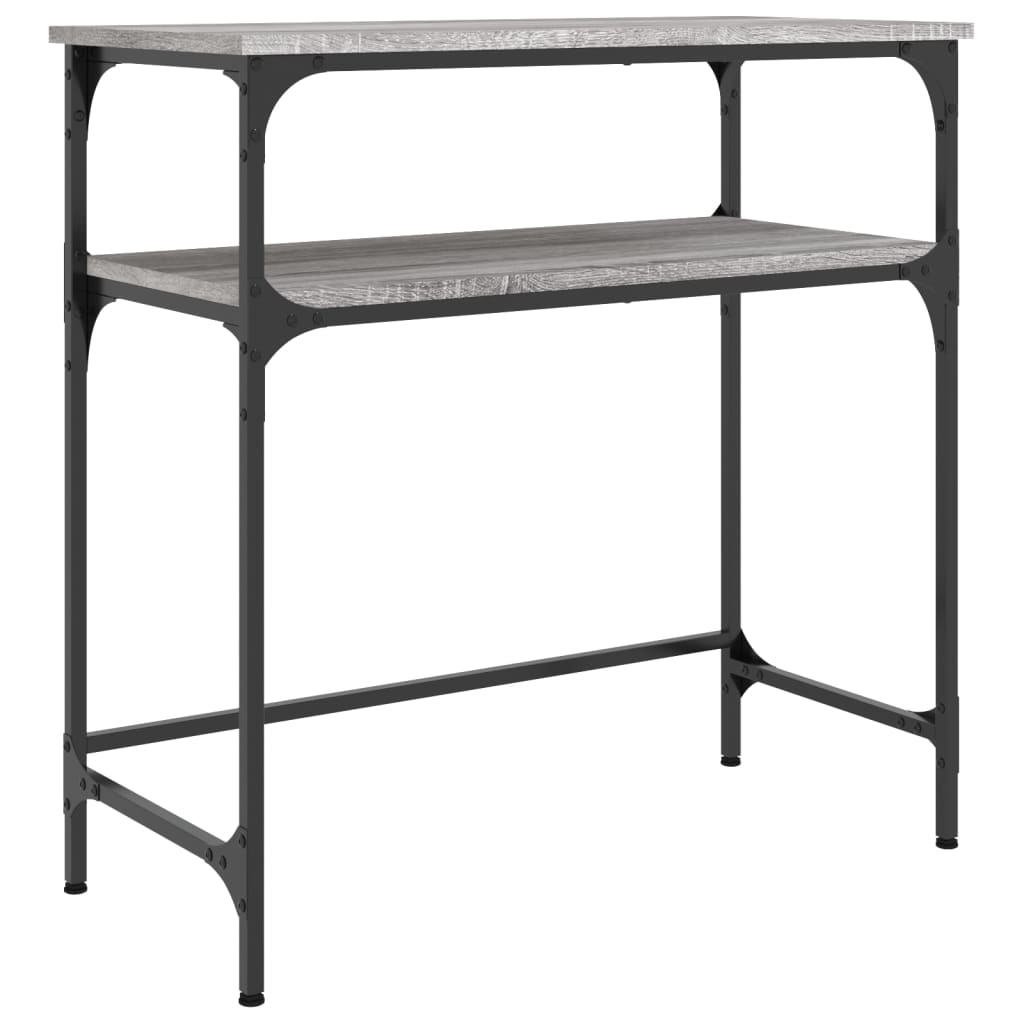 Table console sonoma gris 75x35,5x75 cm bois d'ingénierie Tables d'appoint vidaXL   