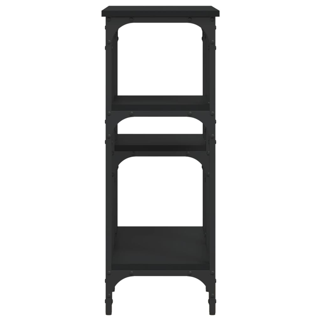 Table console noir 80x29x75 cm bois d'ingénierie Tables d'appoint vidaXL   