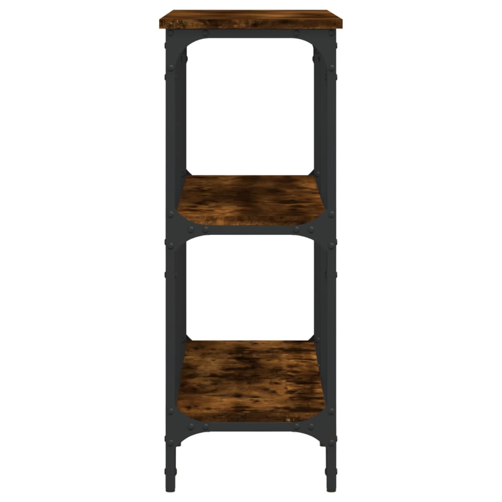 Table console chêne fumé 100x29x75 cm bois d'ingénierie Tables d'appoint vidaXL   