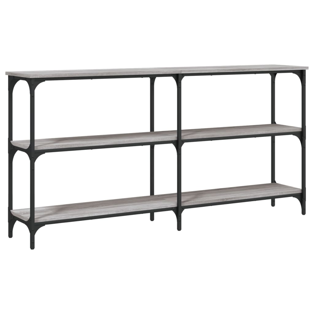 Table console sonoma gris 150x29x75 cm bois d'ingénierie Tables d'appoint vidaXL   