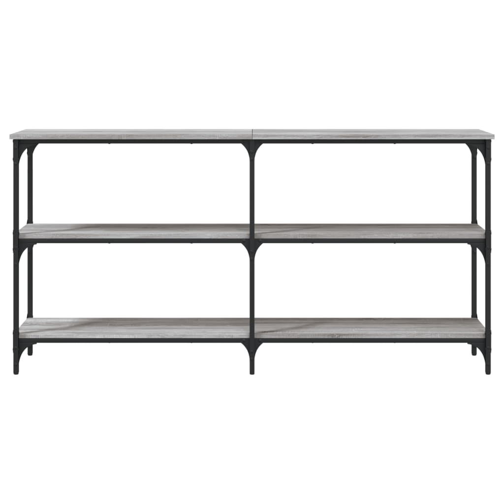 Table console sonoma gris 150x29x75 cm bois d'ingénierie Tables d'appoint vidaXL   