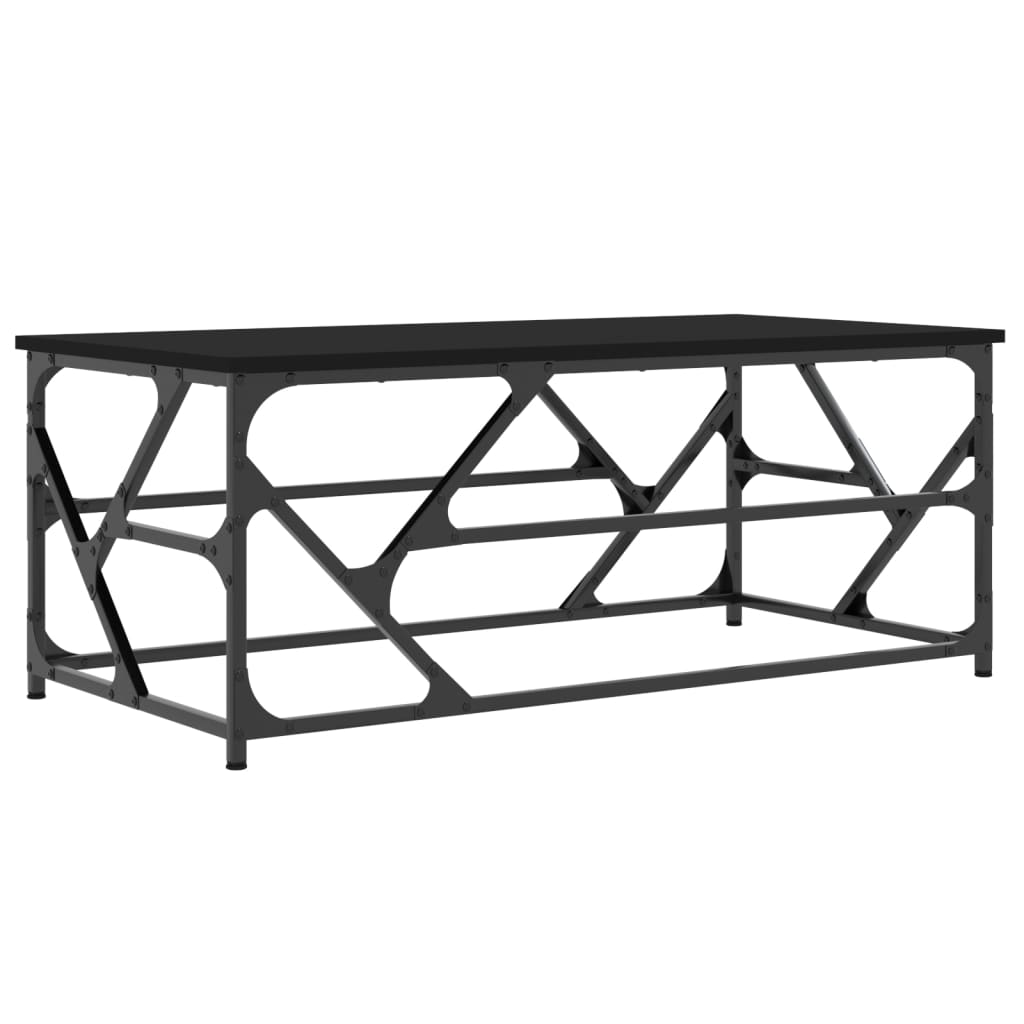 Table basse Noir 100x50x40 cm Bois d'ingénierie Tables basses vidaXL   