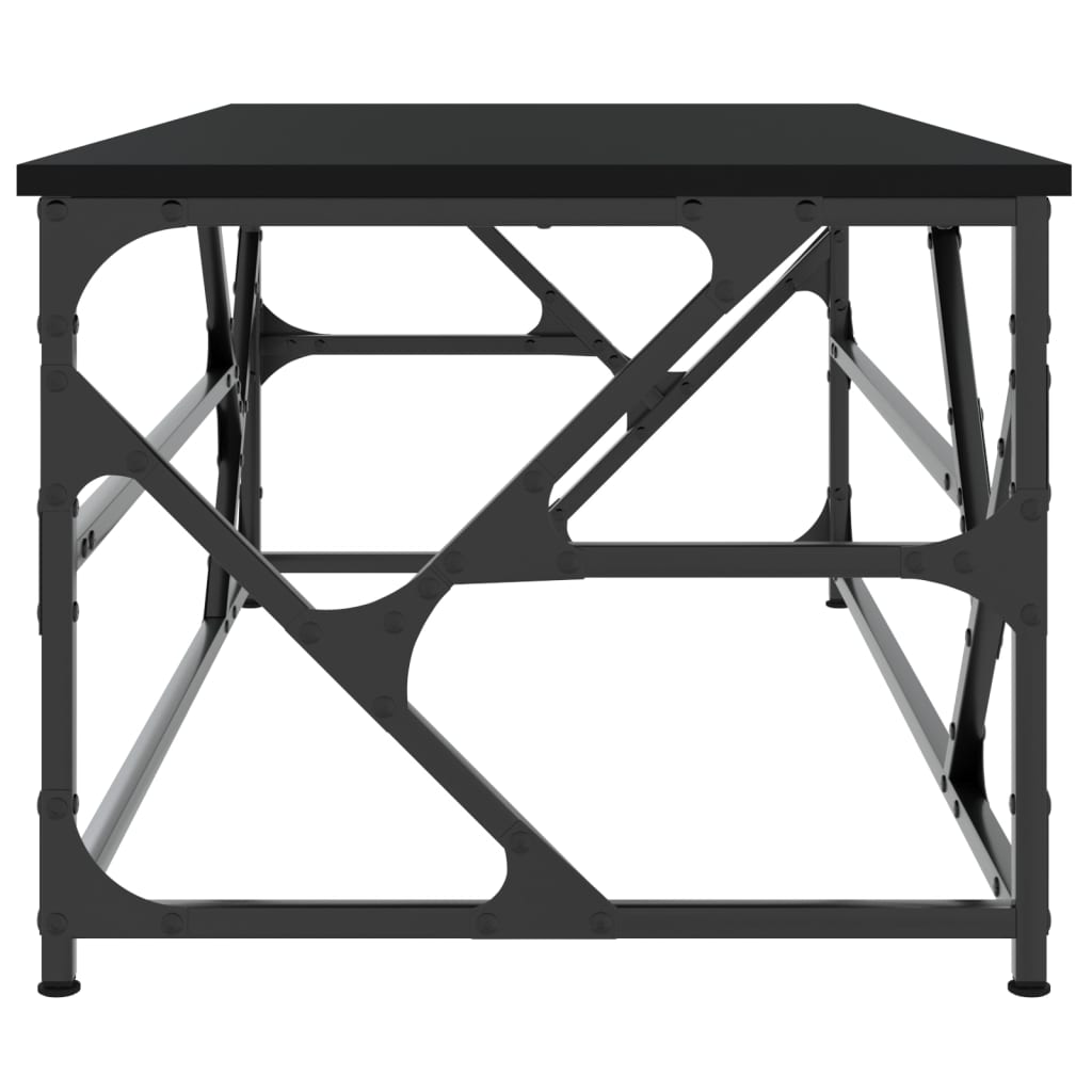 Table basse Noir 100x50x40 cm Bois d'ingénierie Tables basses vidaXL   