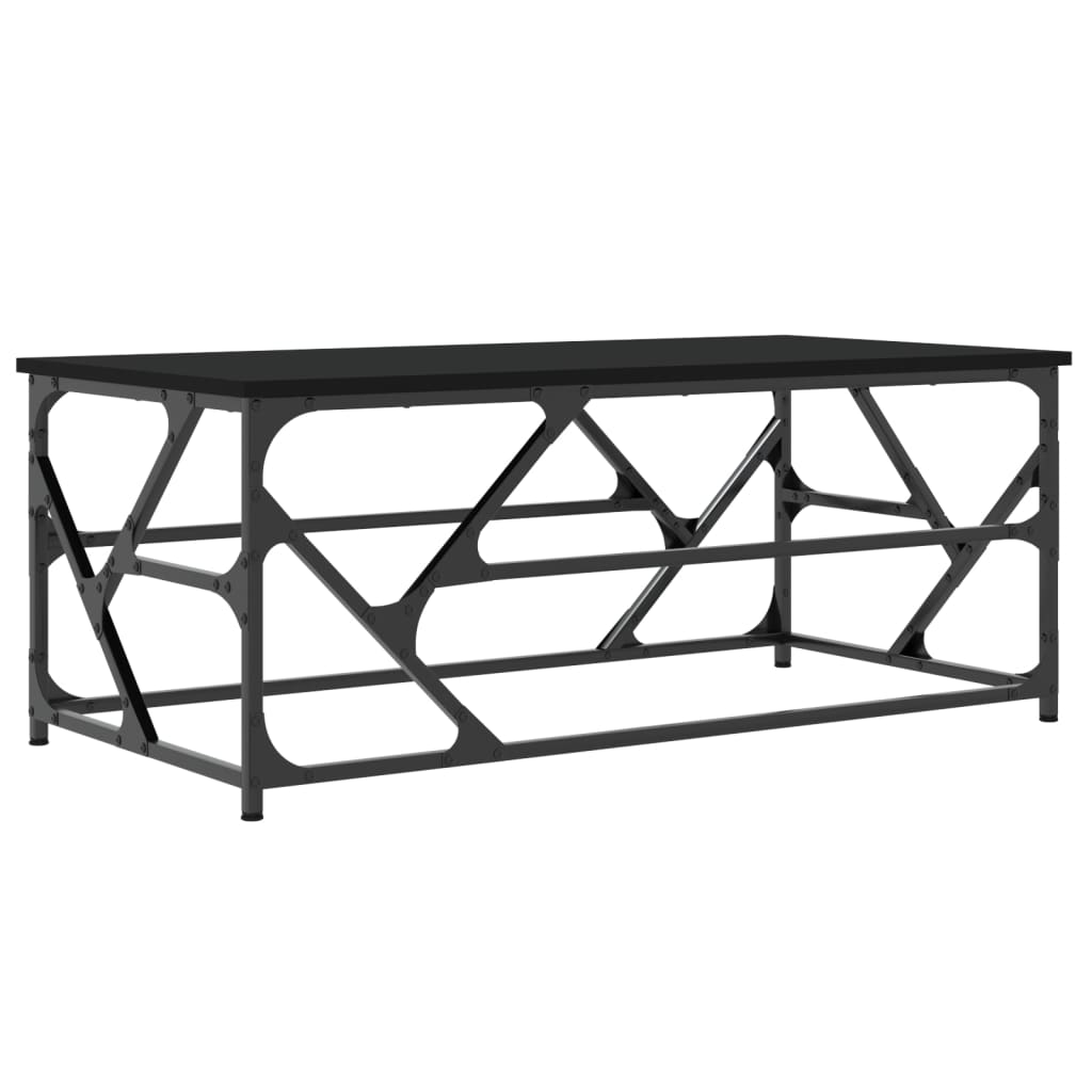 Table basse Noir 100x50x40 cm Bois d'ingénierie Tables basses vidaXL   
