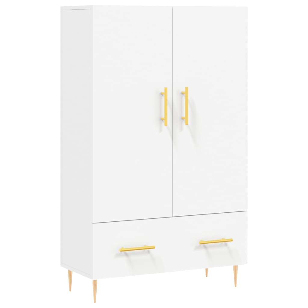 Buffet haut blanc 69,5x31x115 cm bois d'ingénierie Buffets & bahuts vidaXL   