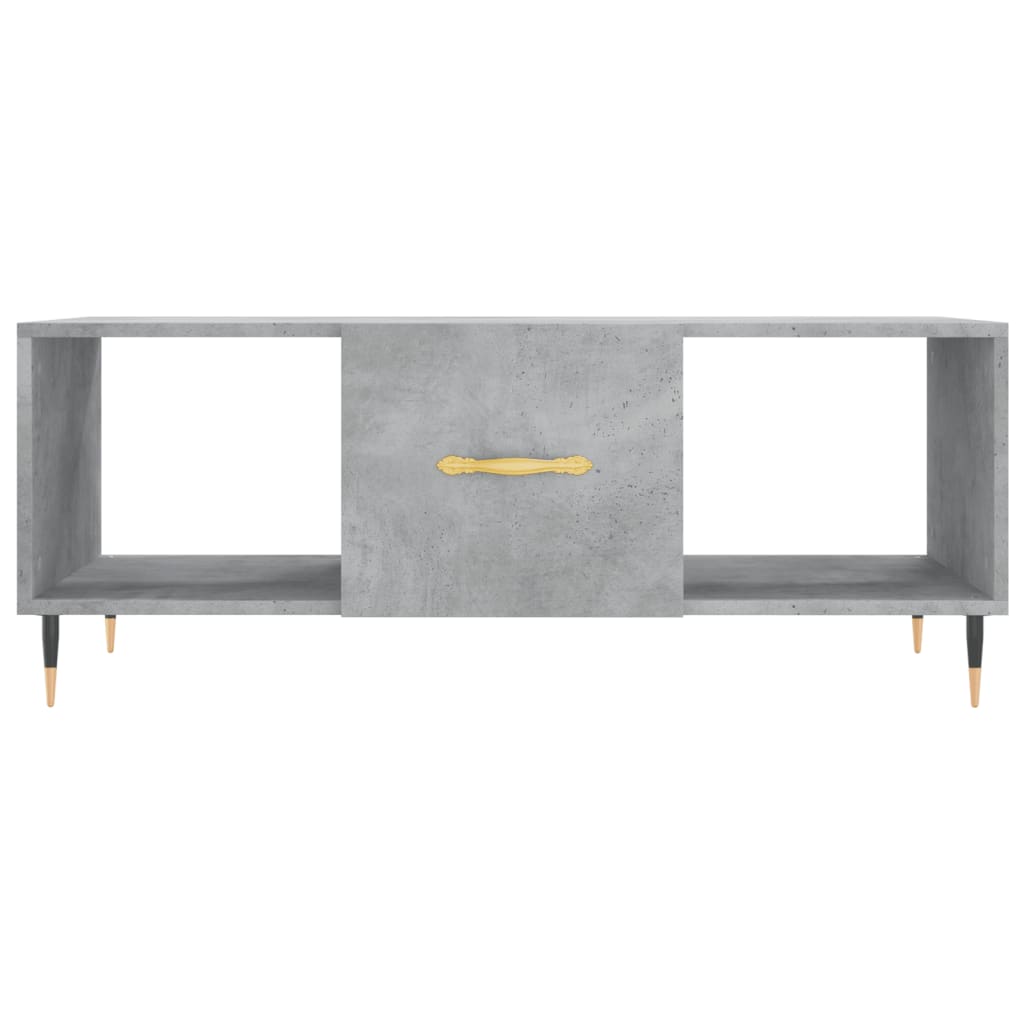 Table basse gris béton 102x50x40 cm bois d'ingénierie Tables basses vidaXL   
