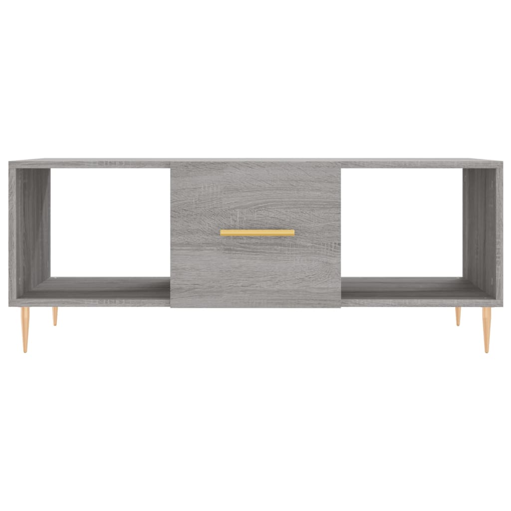 Table basse sonoma gris 102x50x40 cm bois d'ingénierie Tables basses vidaXL   