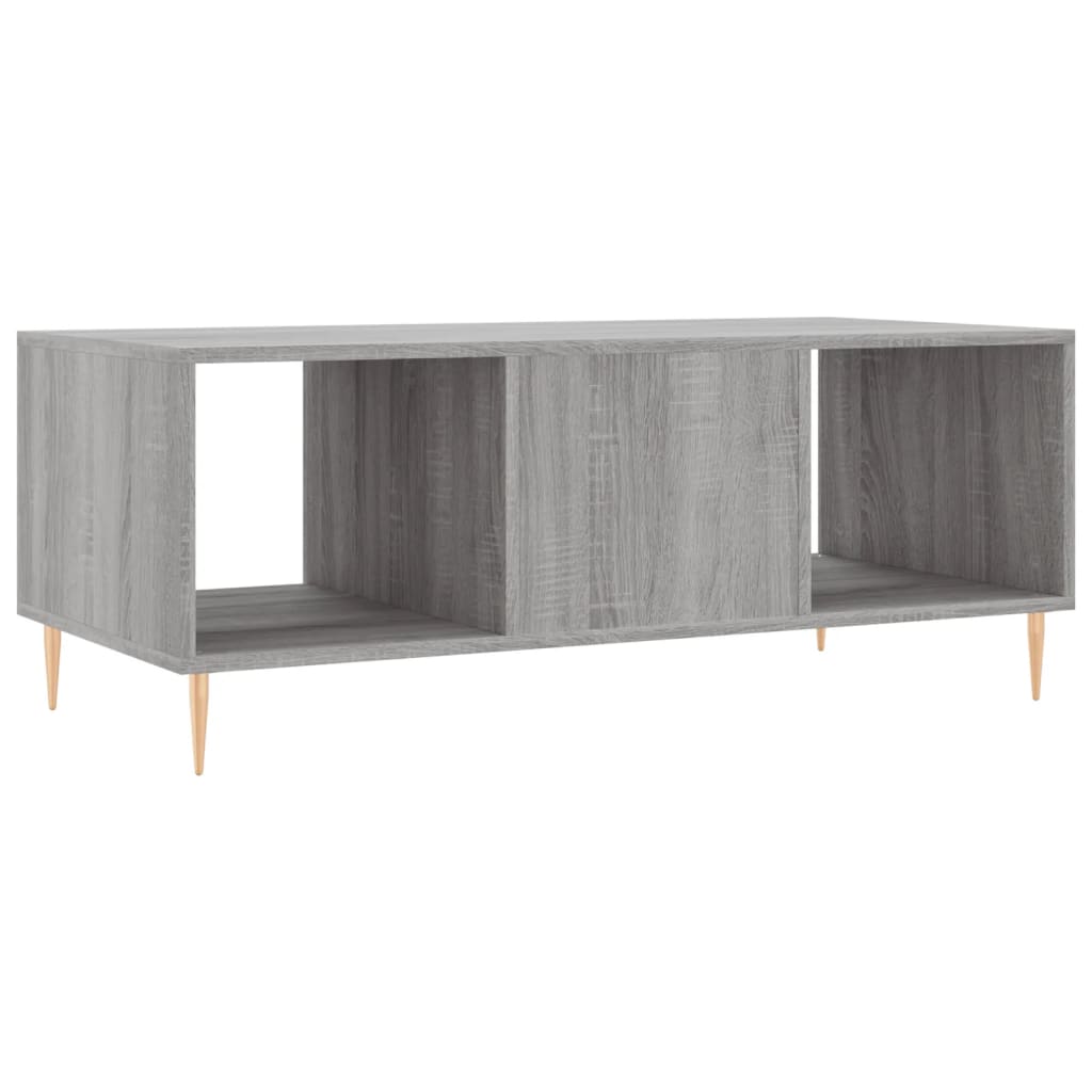 Table basse sonoma gris 102x50x40 cm bois d'ingénierie Tables basses vidaXL   