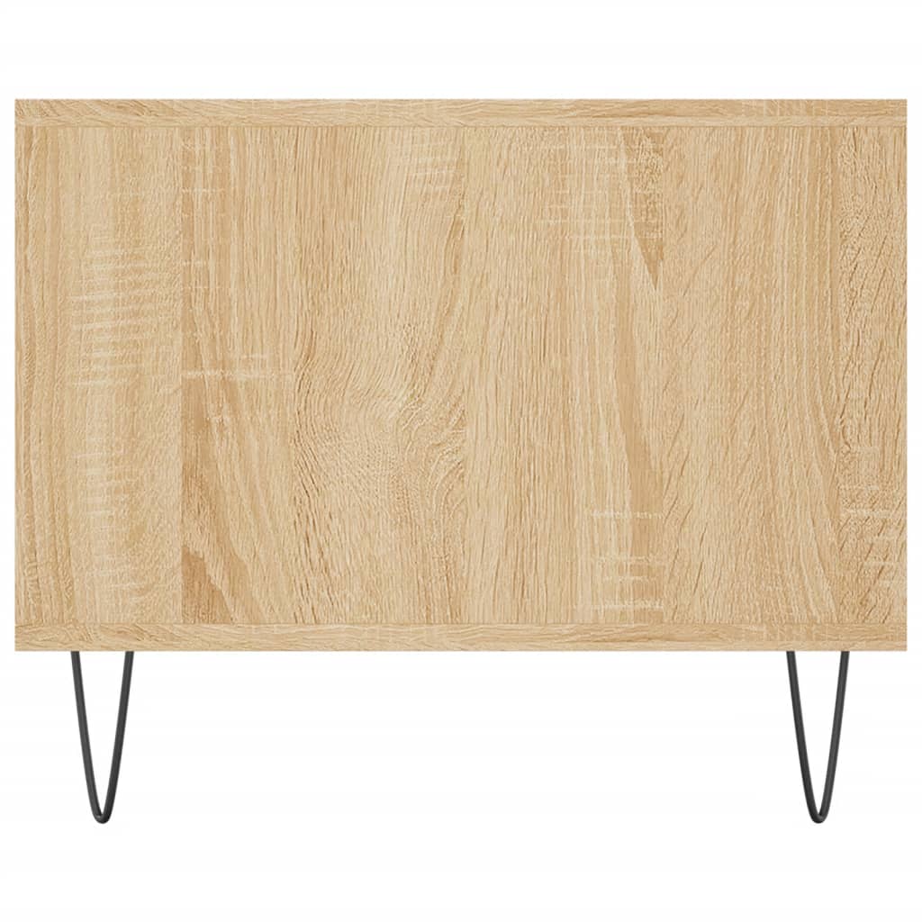 Table basse chêne sonoma 102x50x40 cm bois d'ingénierie Tables basses vidaXL   