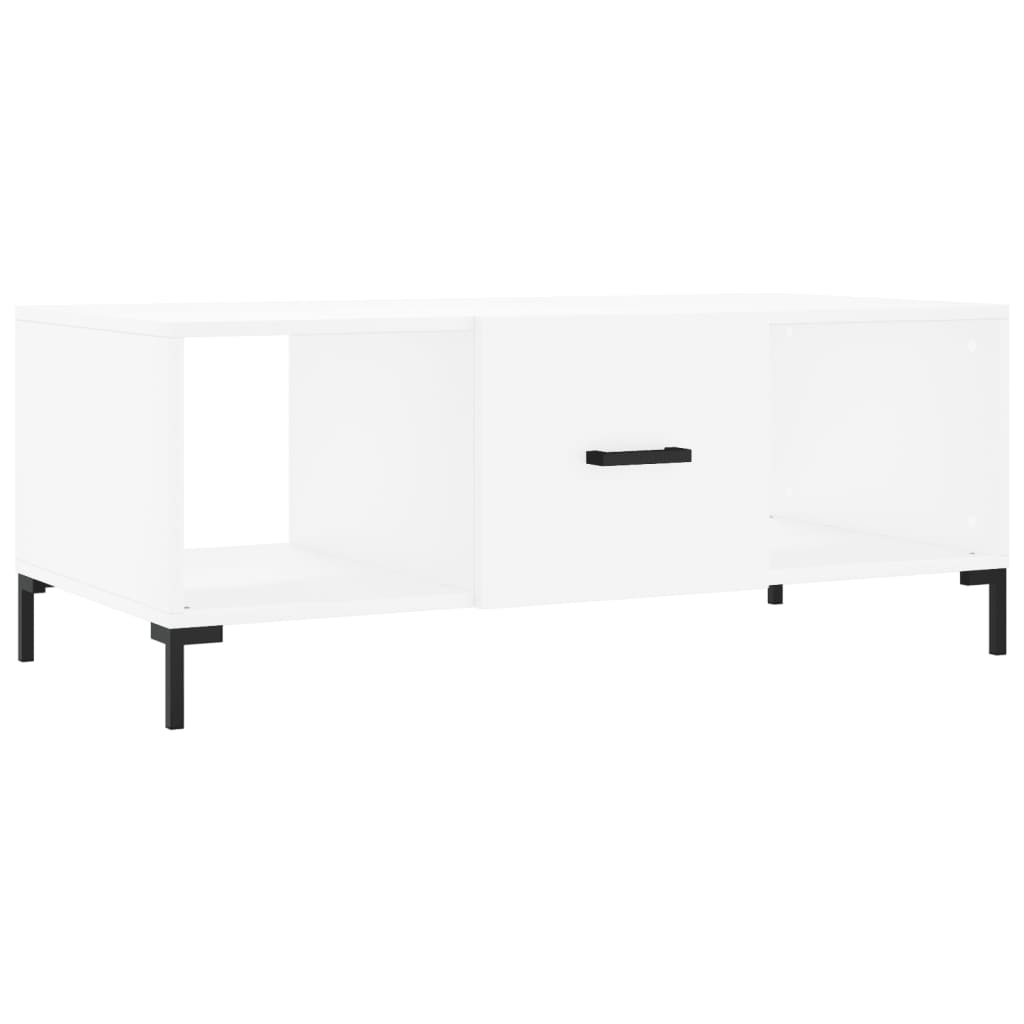 Table basse blanc 102x50x40 cm bois d'ingénierie Tables basses vidaXL   