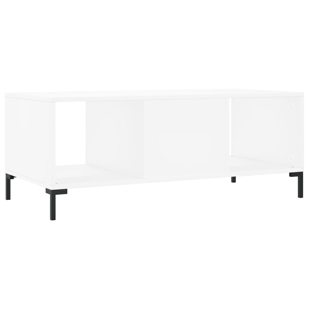Table basse blanc 102x50x40 cm bois d'ingénierie Tables basses vidaXL   