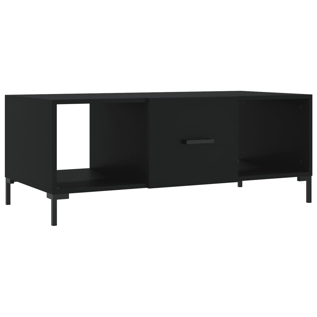 Table basse noir 102x50x40 cm bois d'ingénierie Tables basses vidaXL   