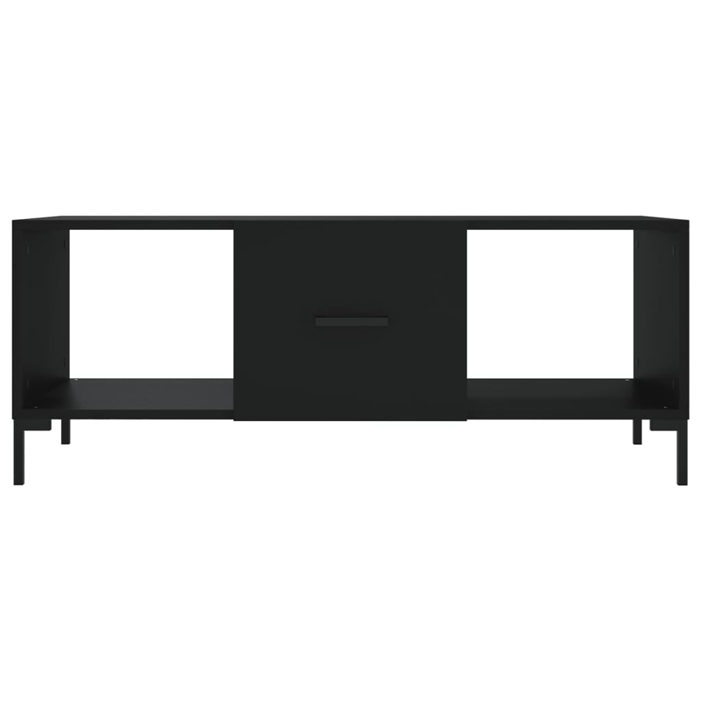 Table basse noir 102x50x40 cm bois d'ingénierie Tables basses vidaXL   
