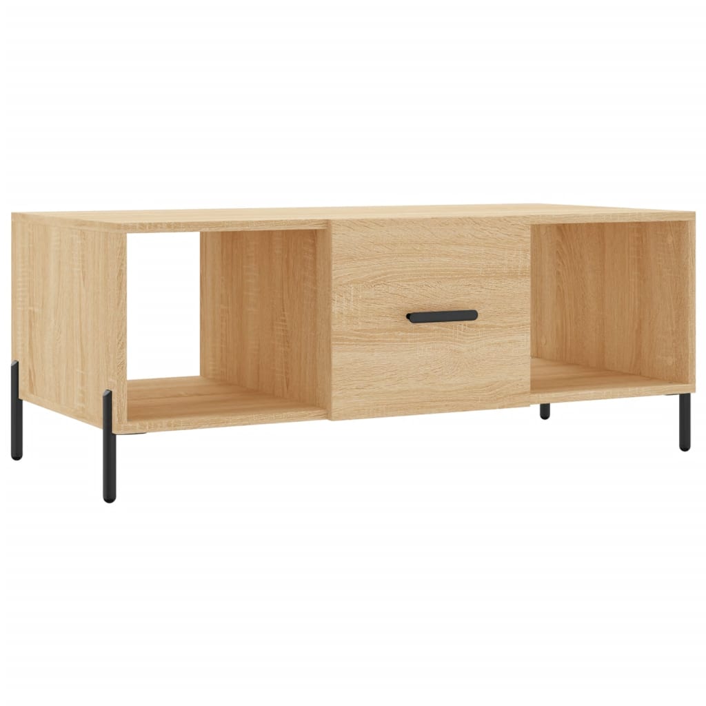 Table basse chêne sonoma 102x50x40 cm bois d'ingénierie Tables basses vidaXL   