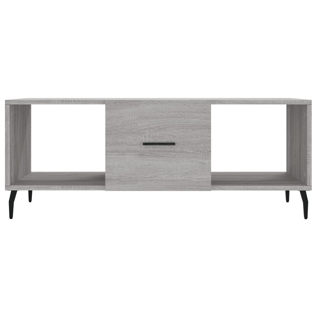 Table basse sonoma gris 102x50x40 cm bois d'ingénierie Tables basses vidaXL   