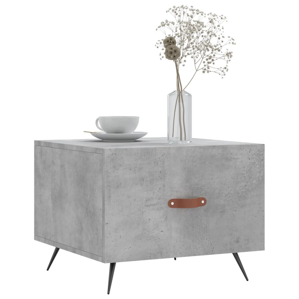 Table basse gris béton 50x50x40 cm bois d'ingénierie Tables basses vidaXL   