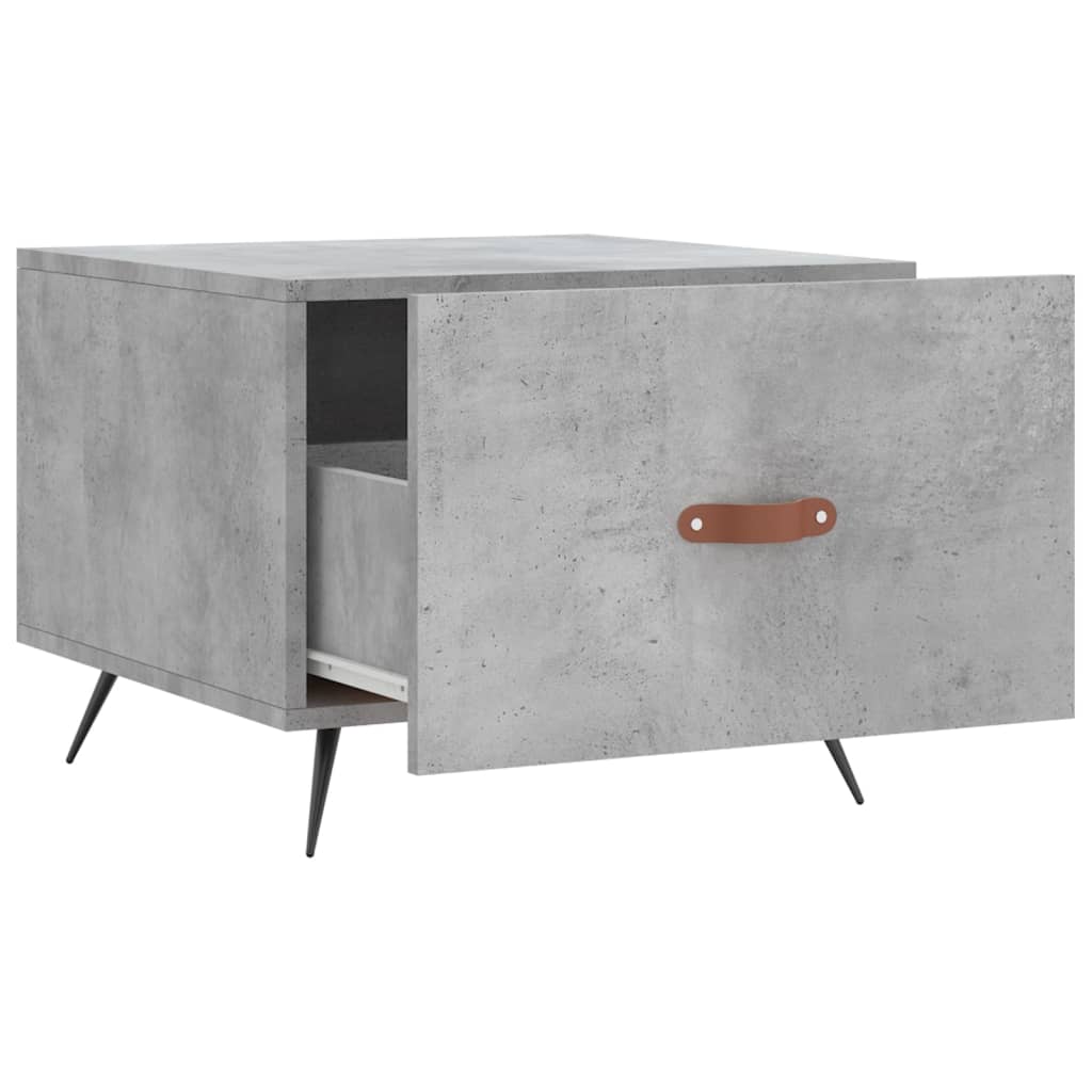 Table basse gris béton 50x50x40 cm bois d'ingénierie Tables basses vidaXL   