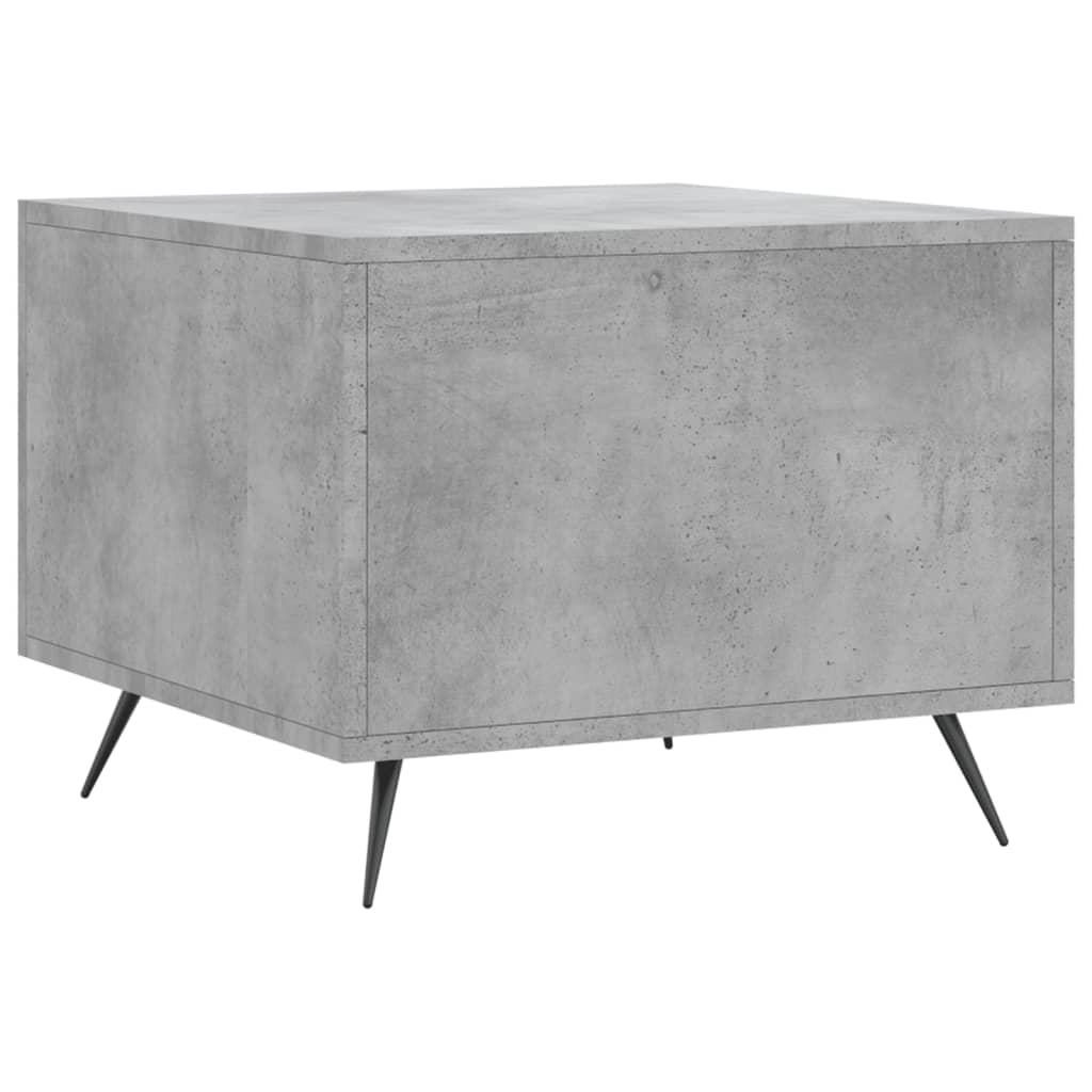 Table basse gris béton 50x50x40 cm bois d'ingénierie Tables basses vidaXL   
