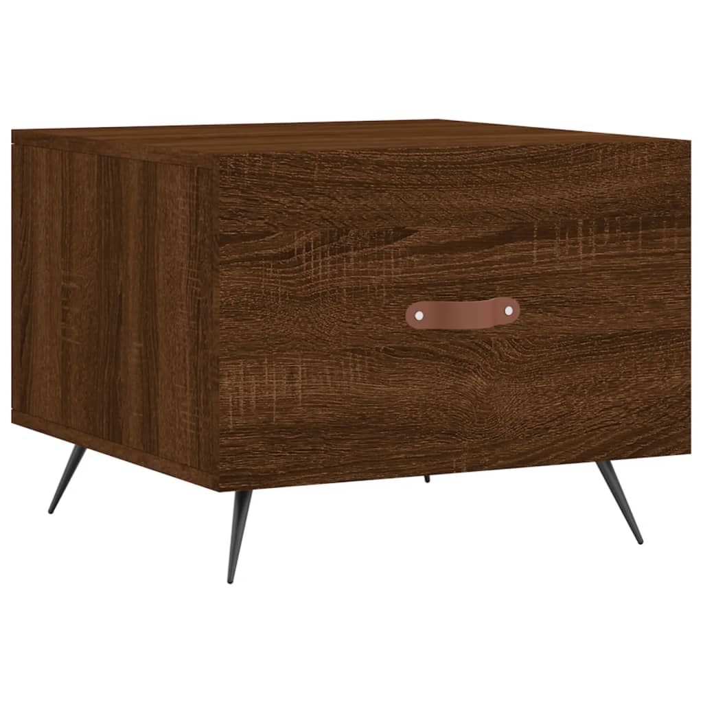 Tables basses 2 pcs chêne marron 50x50x40 cm bois d'ingénierie Tables basses vidaXL   