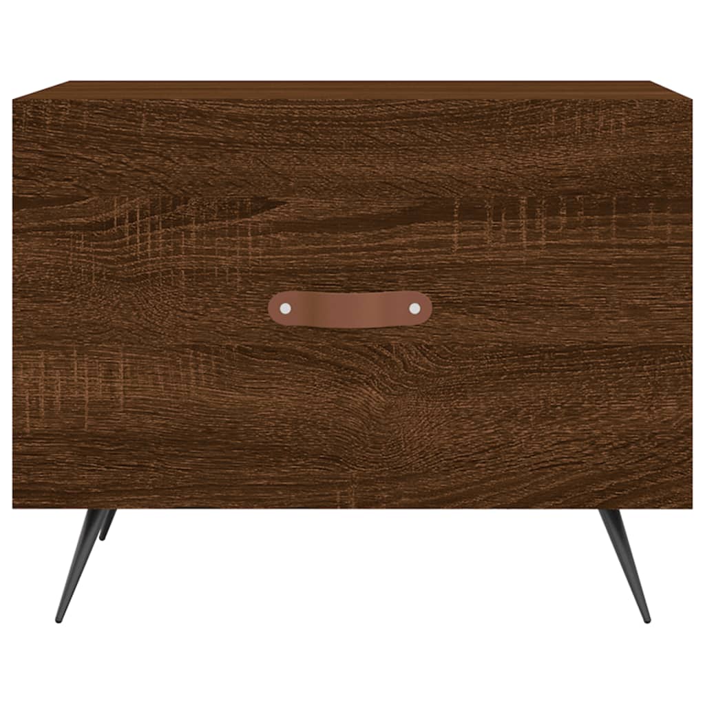 Tables basses 2 pcs chêne marron 50x50x40 cm bois d'ingénierie Tables basses vidaXL   