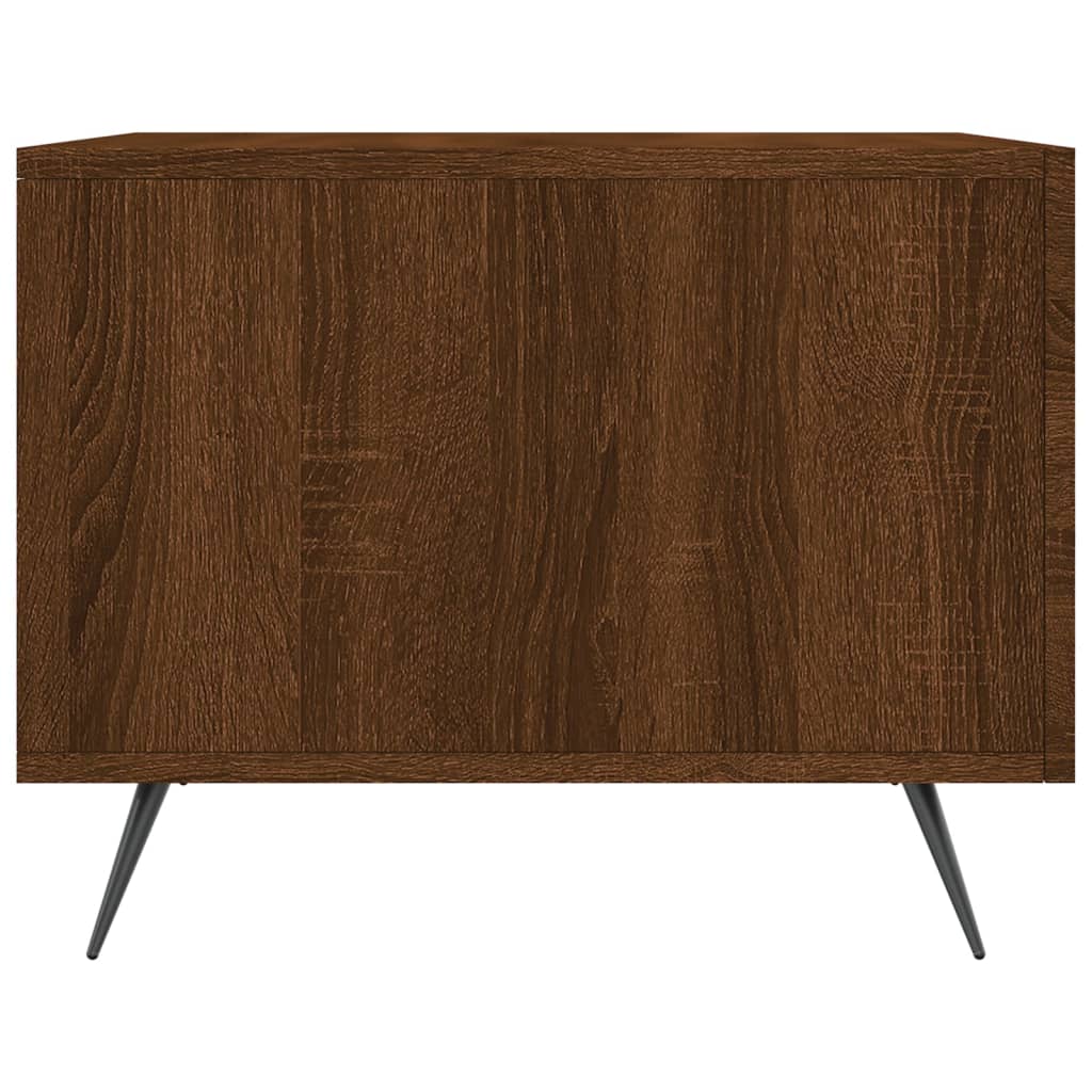 Tables basses 2 pcs chêne marron 50x50x40 cm bois d'ingénierie Tables basses vidaXL   