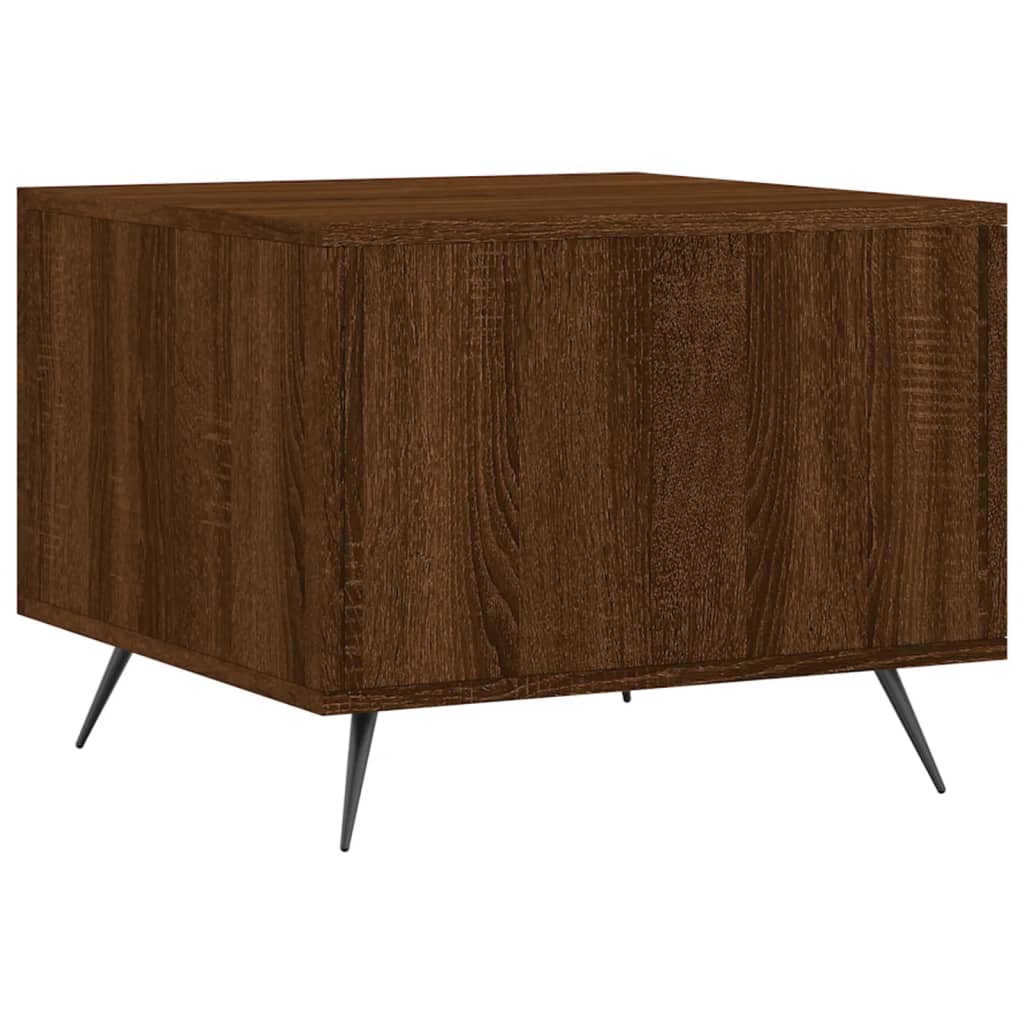 Tables basses 2 pcs chêne marron 50x50x40 cm bois d'ingénierie Tables basses vidaXL   