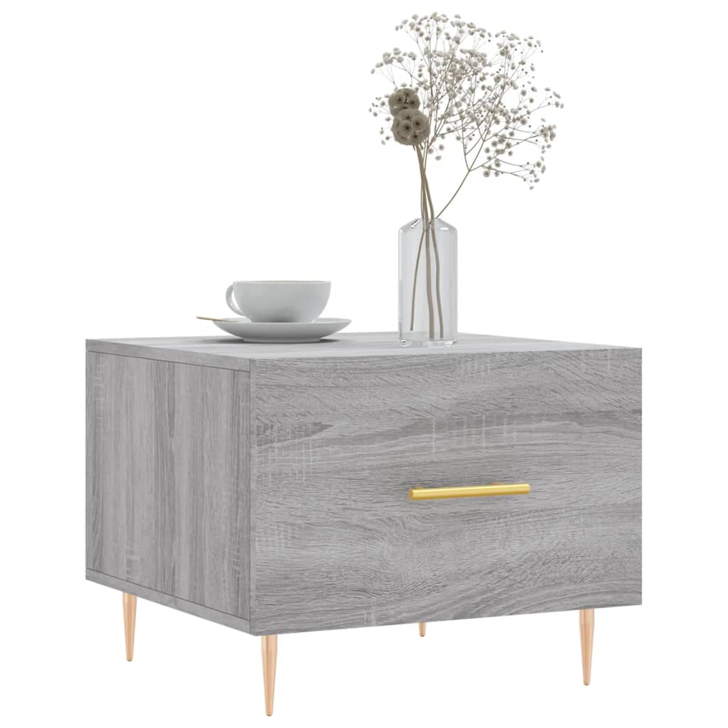 Tables basses 2 pcs sonoma gris 50x50x40 cm bois d'ingénierie Tables basses vidaXL   