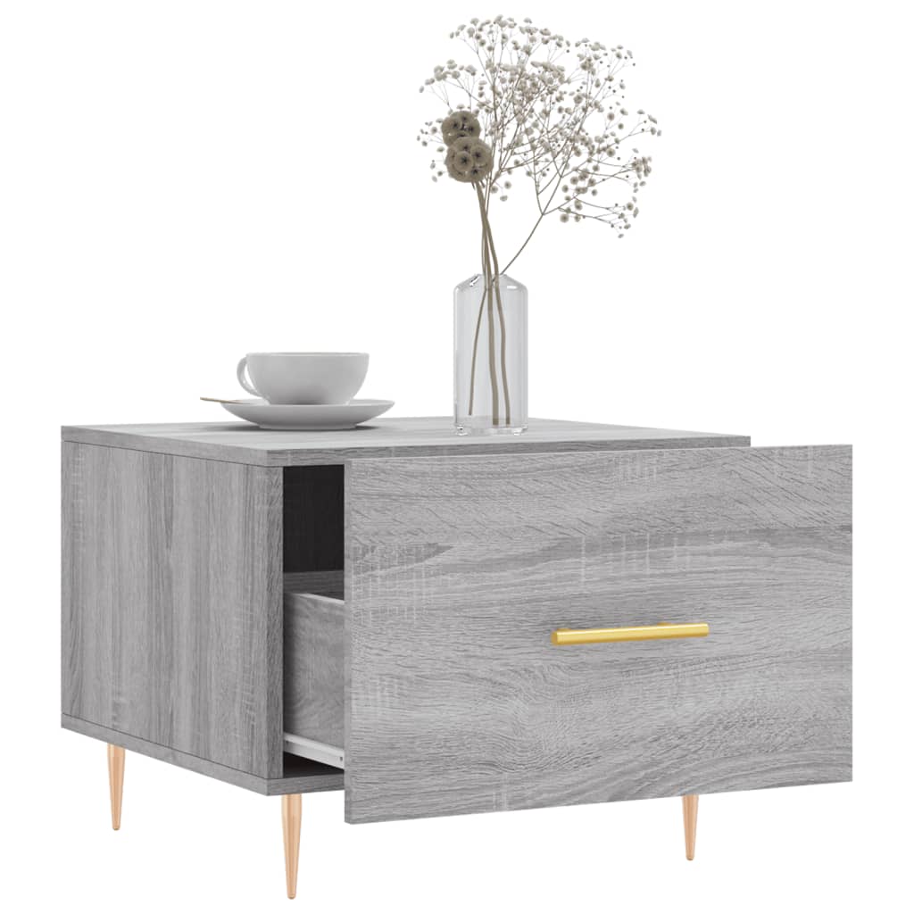 Tables basses 2 pcs sonoma gris 50x50x40 cm bois d'ingénierie Tables basses vidaXL   