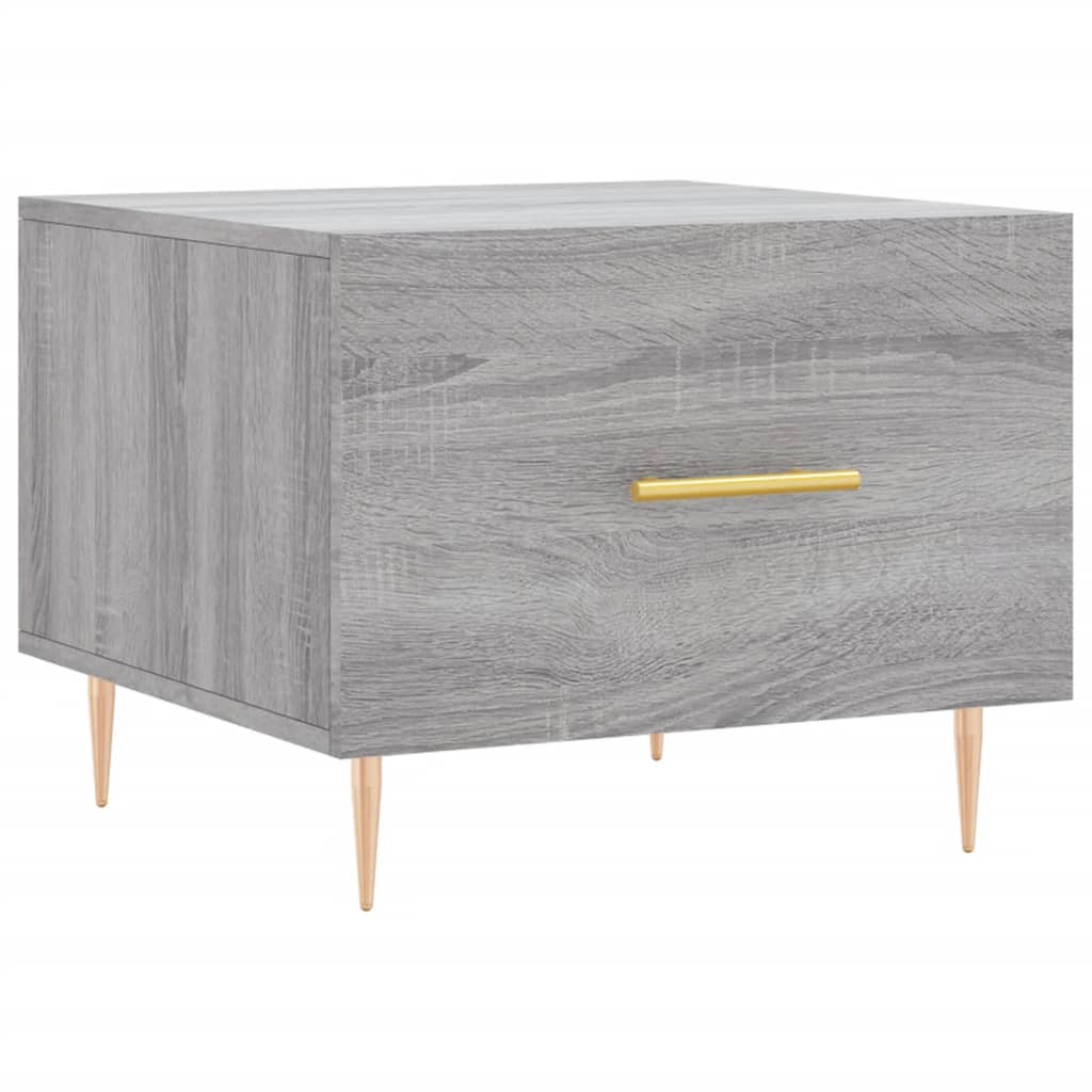 Tables basses 2 pcs sonoma gris 50x50x40 cm bois d'ingénierie Tables basses vidaXL   
