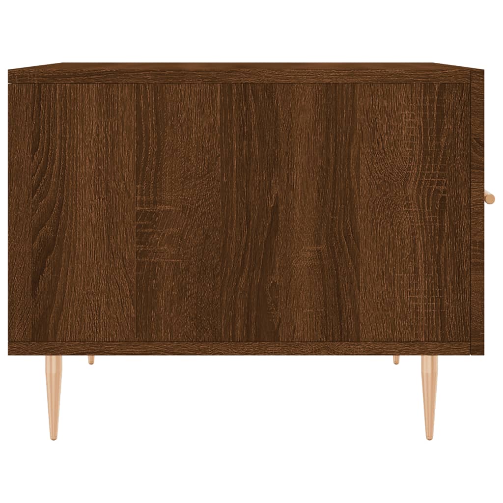 Tables basses 2 pcs chêne marron 50x50x40 cm bois d'ingénierie Tables basses vidaXL   