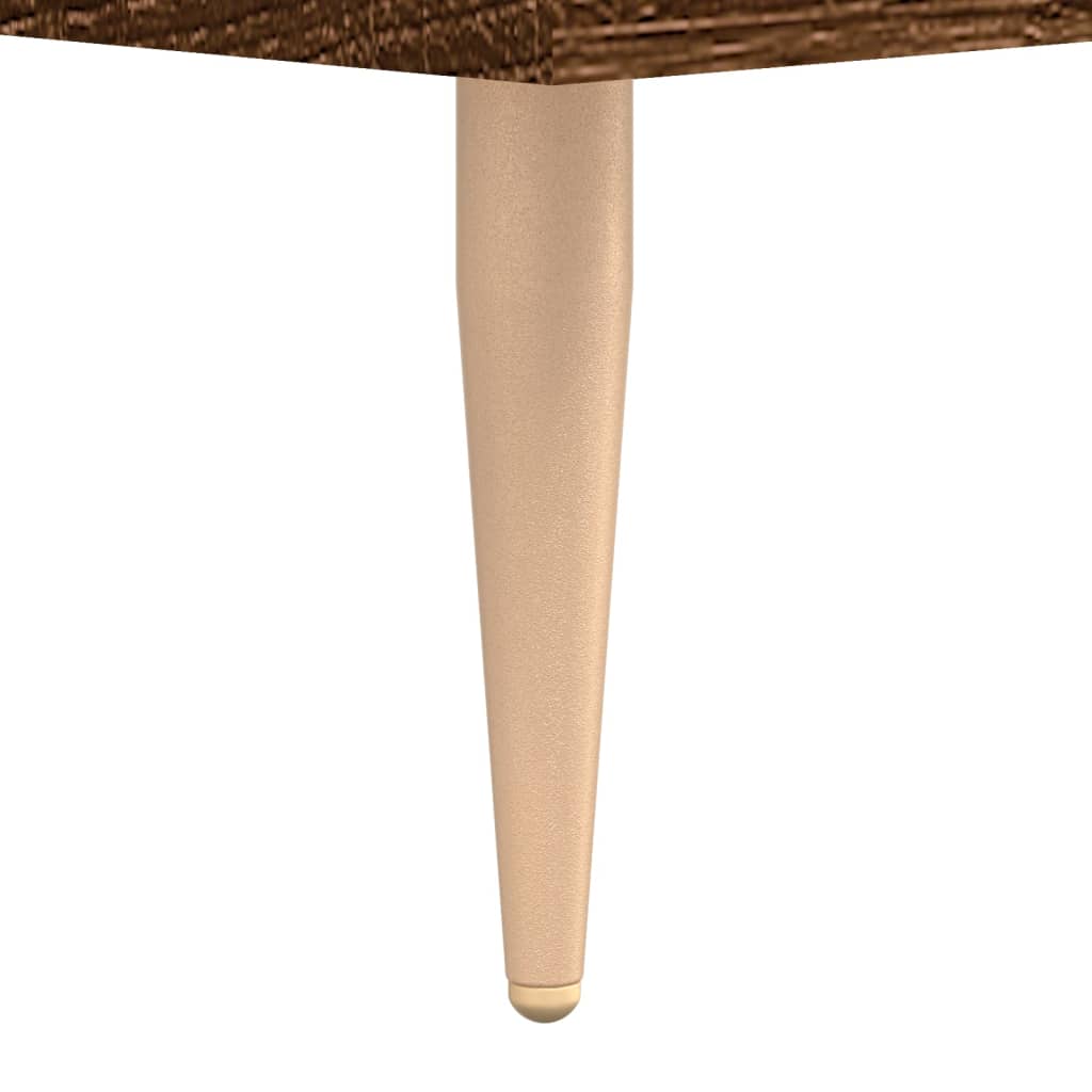 Tables basses 2 pcs chêne marron 50x50x40 cm bois d'ingénierie Tables basses vidaXL   