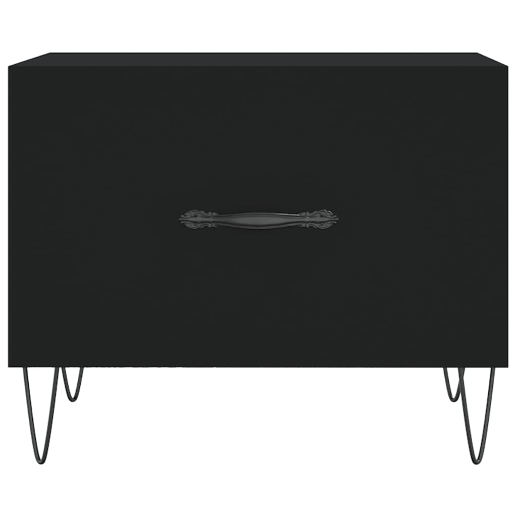 Table basse Noir 50x50x40 cm Bois d'ingénierie Tables basses vidaXL   