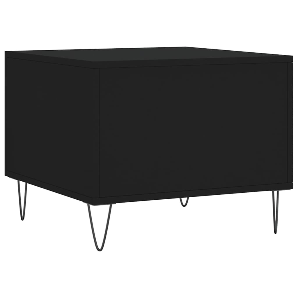 Table basse Noir 50x50x40 cm Bois d'ingénierie Tables basses vidaXL   