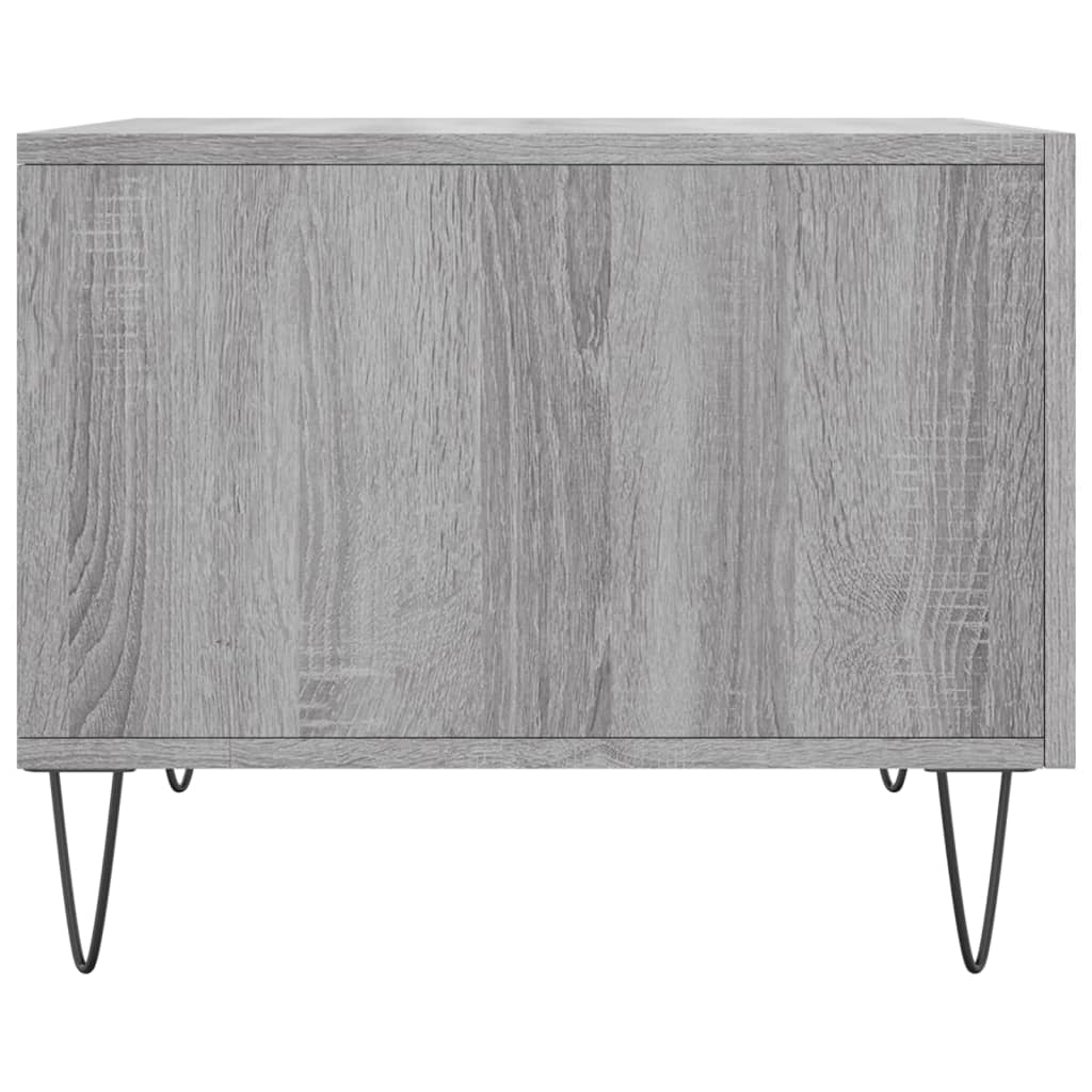 Table basse Sonoma gris 50x50x40 cm Bois d'ingénierie Tables basses vidaXL   