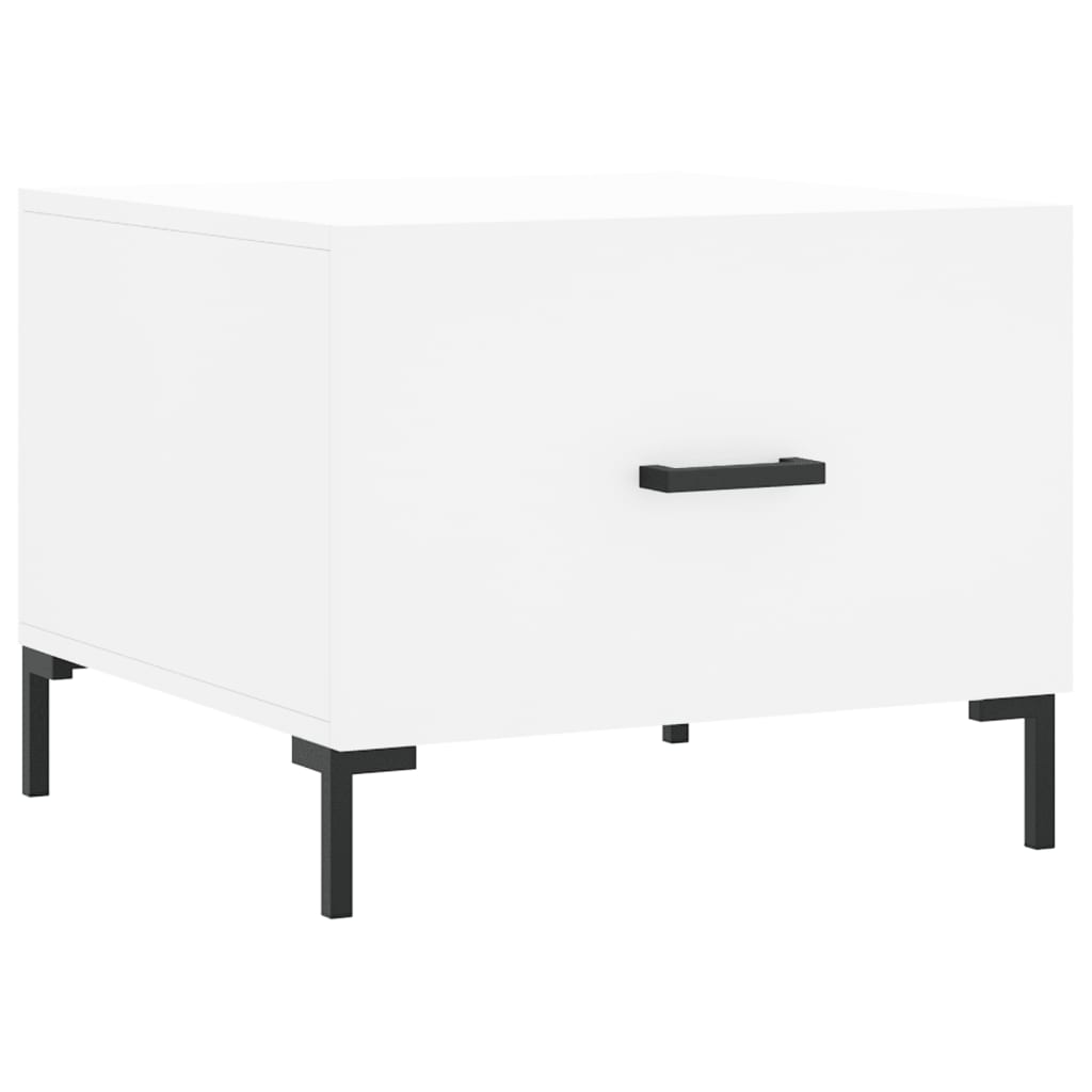 Table basse blanc 50x50x40 cm bois d'ingénierie Tables basses vidaXL   